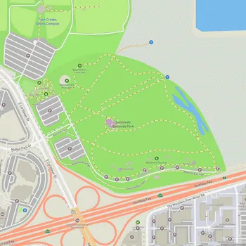 Map of Sunnyvale Baylands Park