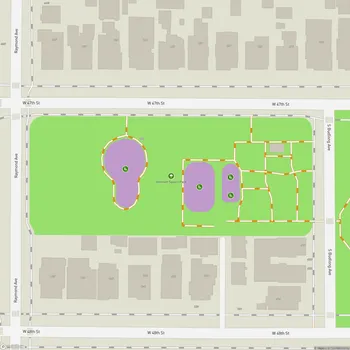 Map of Vermont Square Park