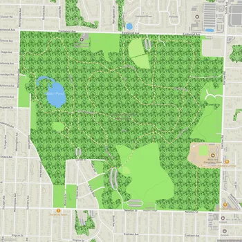 Map of Goodyear Heights Metro Park