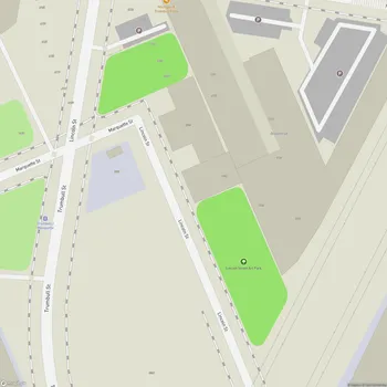 Map of Lincoln Street Art Park