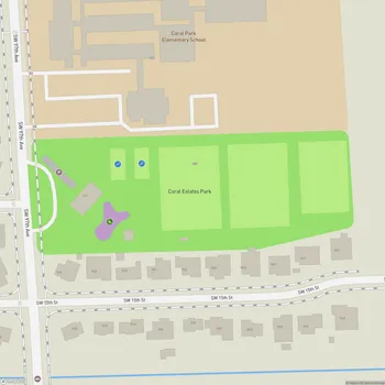 Map of Coral Estates Park