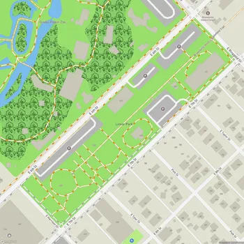 Map of Southern Pacific Linear Park