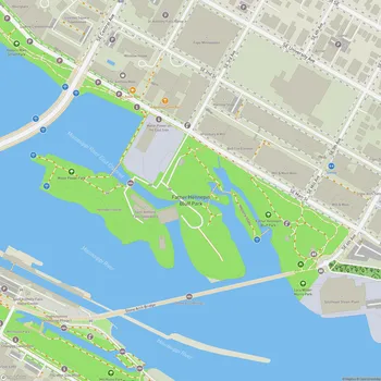 Map of Father Hennepin Bluff Park