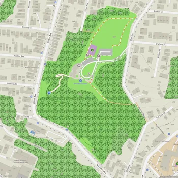 Map of Bellevue Hill Park