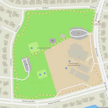Map of Kendale Lakes Park