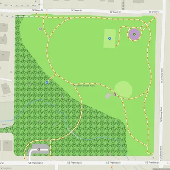 Map of Frances Street Park