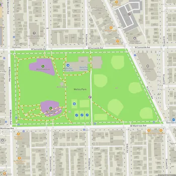 Map of Welles Park