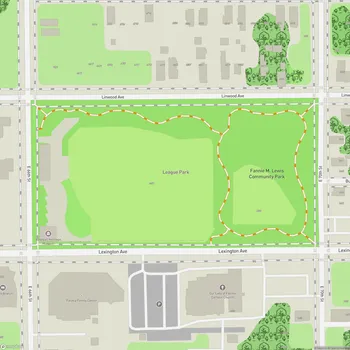 Map of League Park