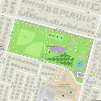 Map of Washington Park