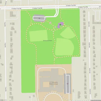 Map of Simmons Park