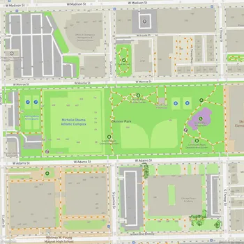 Map of Skinner Park
