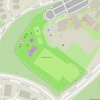 Map of Canyon Rim Park