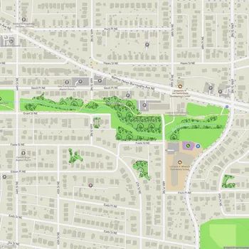 Map of Marvin Gaye Park