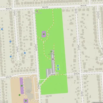 Map of Veterans Memorial Park