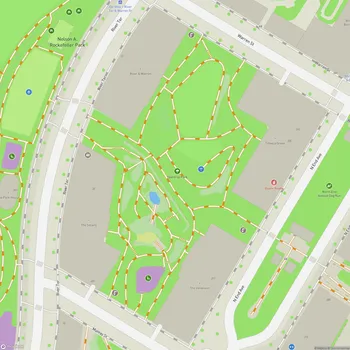Map of Teardrop Park
