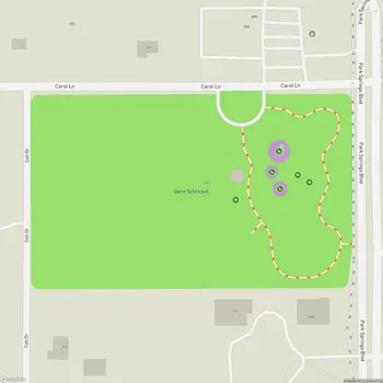 Map of Gene Schrickel, Jr. Park