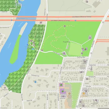 Map of Trout Park