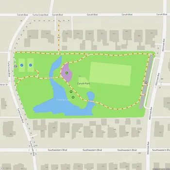 Map of Caruth Park