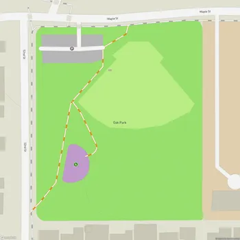 Map of Oak Park