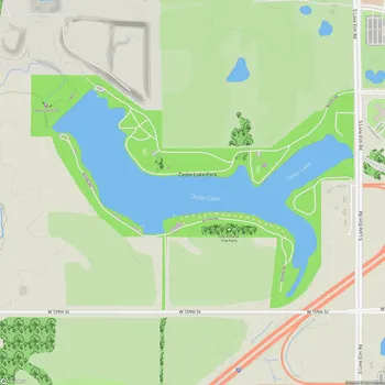 Map of Cedar Lake Park