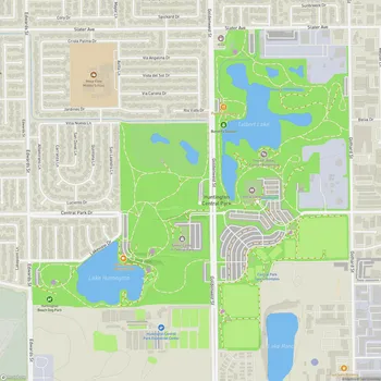 Map of Huntington Central Park