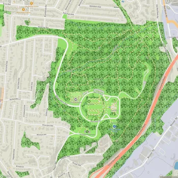 Map of Ault Park