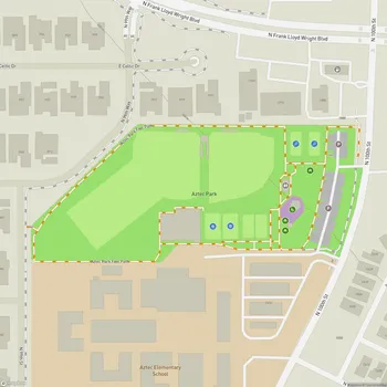 Map of Aztec Park