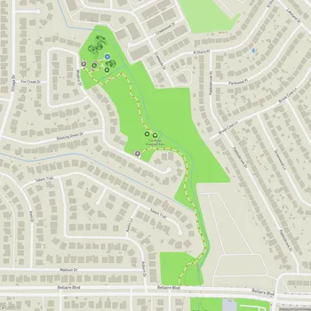 Map of Fox Creek Greenbelt Park