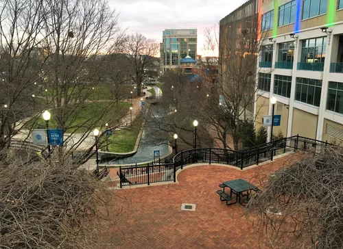 View of the park's northern section looking towards Church St SW