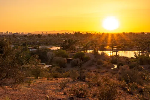 Looking west toward the Phoenix skyline