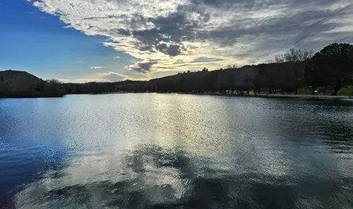 Looking south across Hesperia Lake