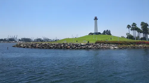 Lions Lighthouse overlooking the bay
