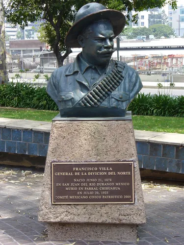 Bronze bust of Francisco Villa, Revolutionary General of the Northern Division