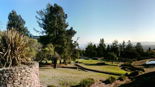 Scenic overlook offering views of the park landscape