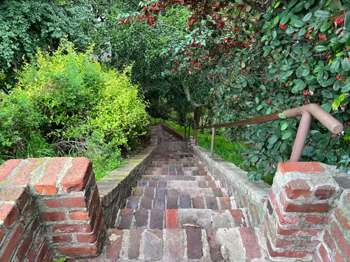 Brick stairway leading down Telegraph Hill
