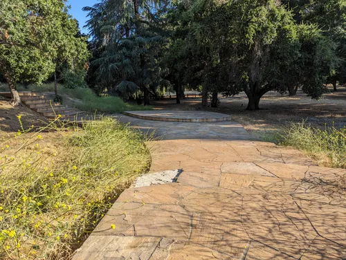 A beautiful terraced section in the heart of the park