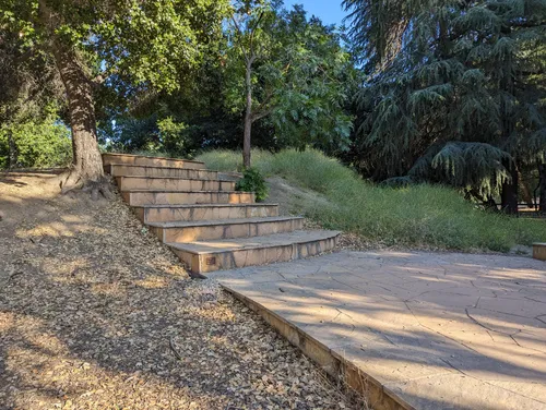 These steps are part of the artwork Bird's Eye View by Barbara Grygulis