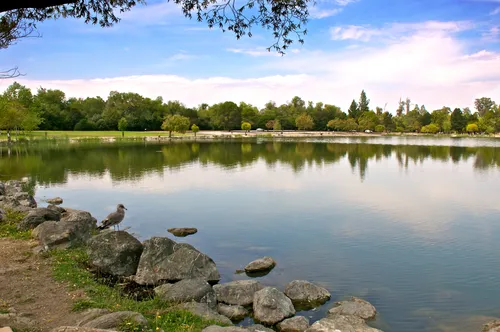 Cottonwood Lake viewed from its west shore
