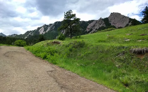 Bluebell Hiking Trail leads along the park's western edge
