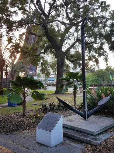 The British Admiralty Anchor, a 19th-century iron anchor recovered off Hillsboro Beach in 1967