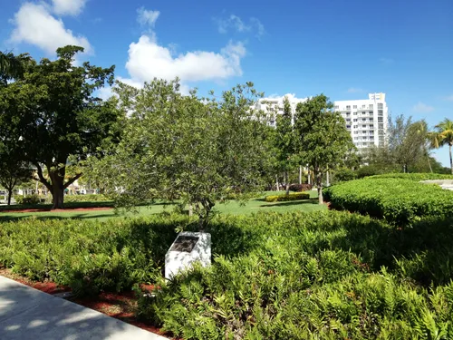 Carefully maintained landscaping and greenery