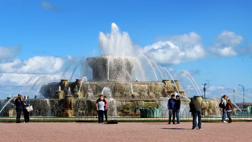 Buckingham Fountain is one of the largest fountains in the world
