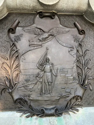 Closeup of an ornate relief