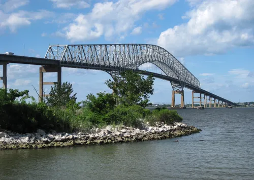 The Francis Scott Key Bridge, which collapsed in 2024 and has since been demolished