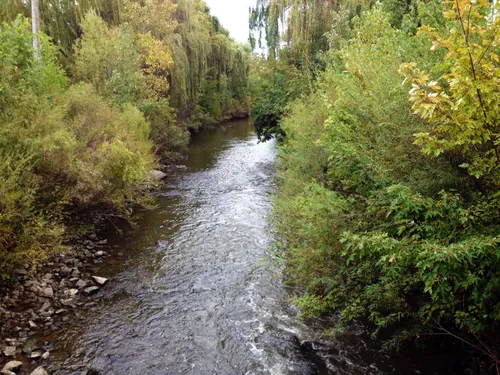 A stretch of the Lower River Rouge flows through the park