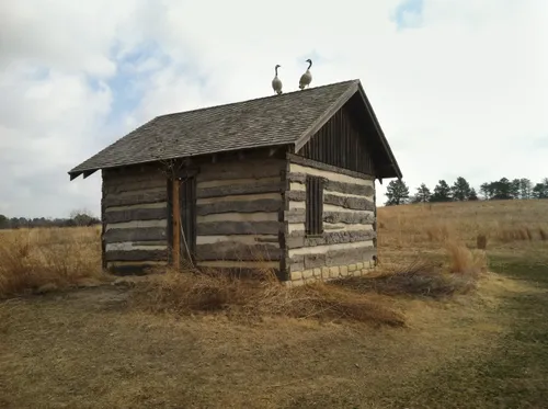 The Hudson Cabin is Lincoln's oldest surviving structure dating to 1863
