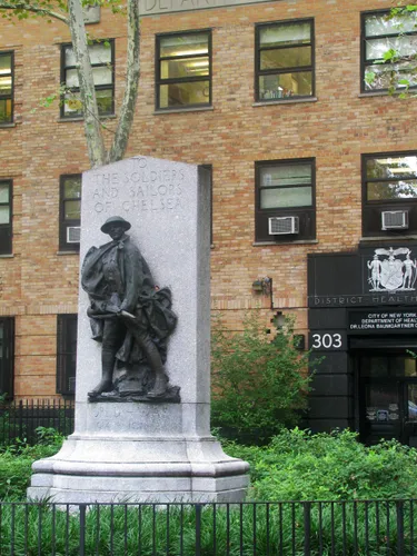 Philip Martiny's 14-foot-tall Chelsea Doughboy memorial