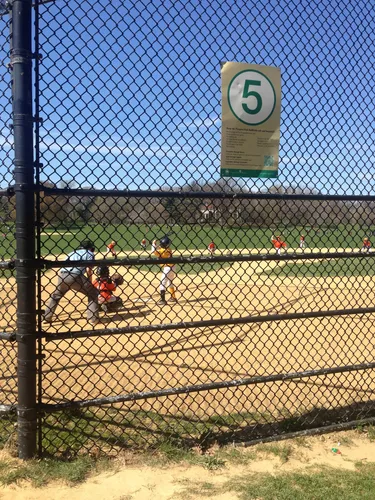 One of the park's ballfields