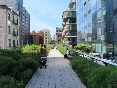 Looking south from above W 29th St