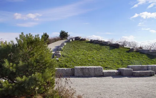 Pathways on the park's outlook plateau